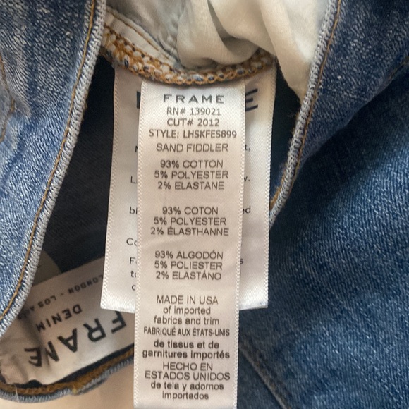 Frame Le High Skinny 26 split ankles - Picture 3 of 6